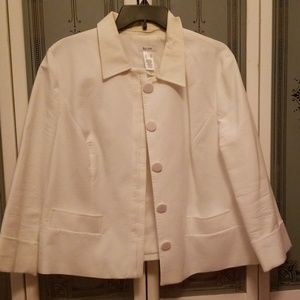 White blazer sz XL